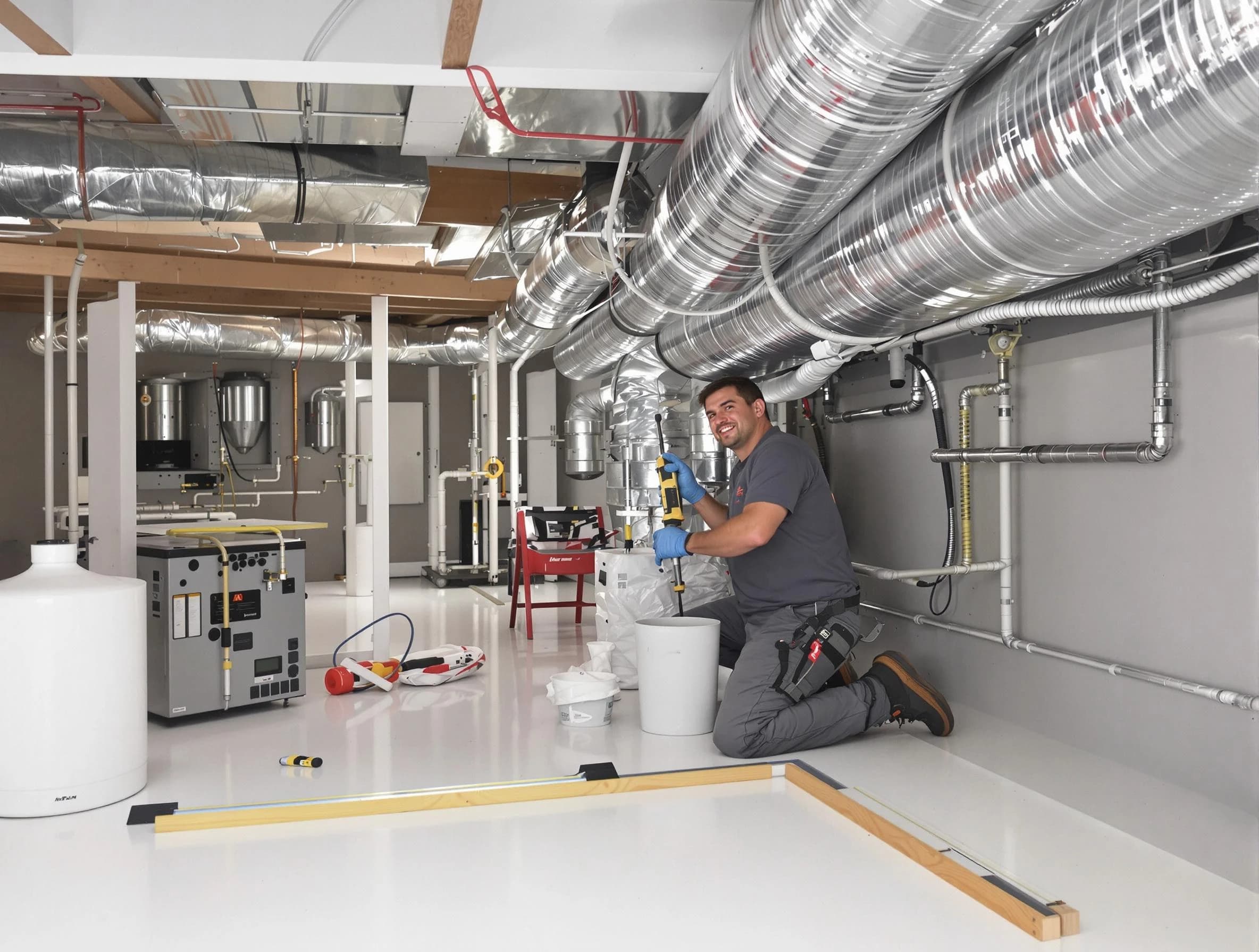Professional duct sealing service by Edmond Air Duct Cleaning in Edmond