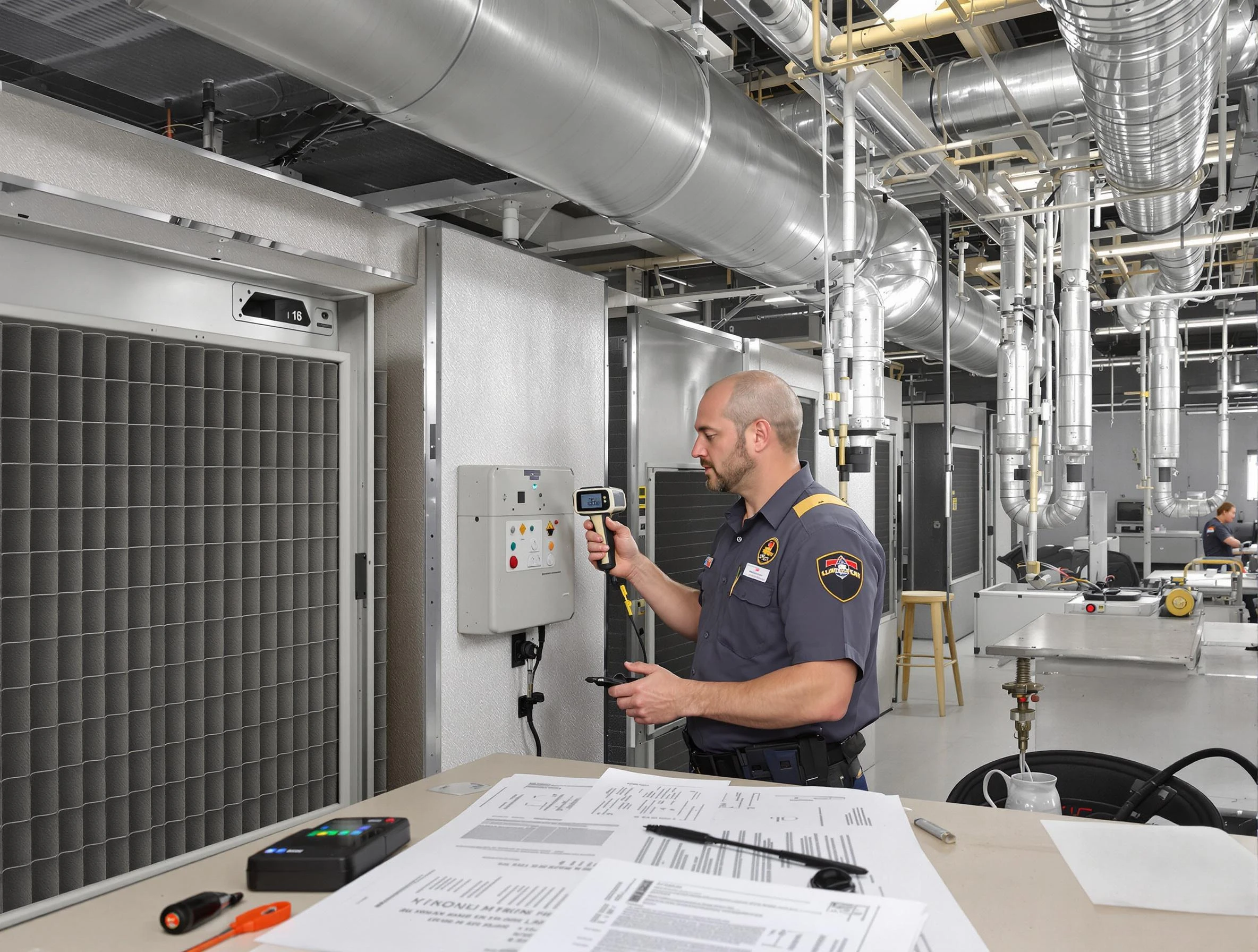 Professional filter system inspection by Edmond Air Duct Cleaning in Edmond