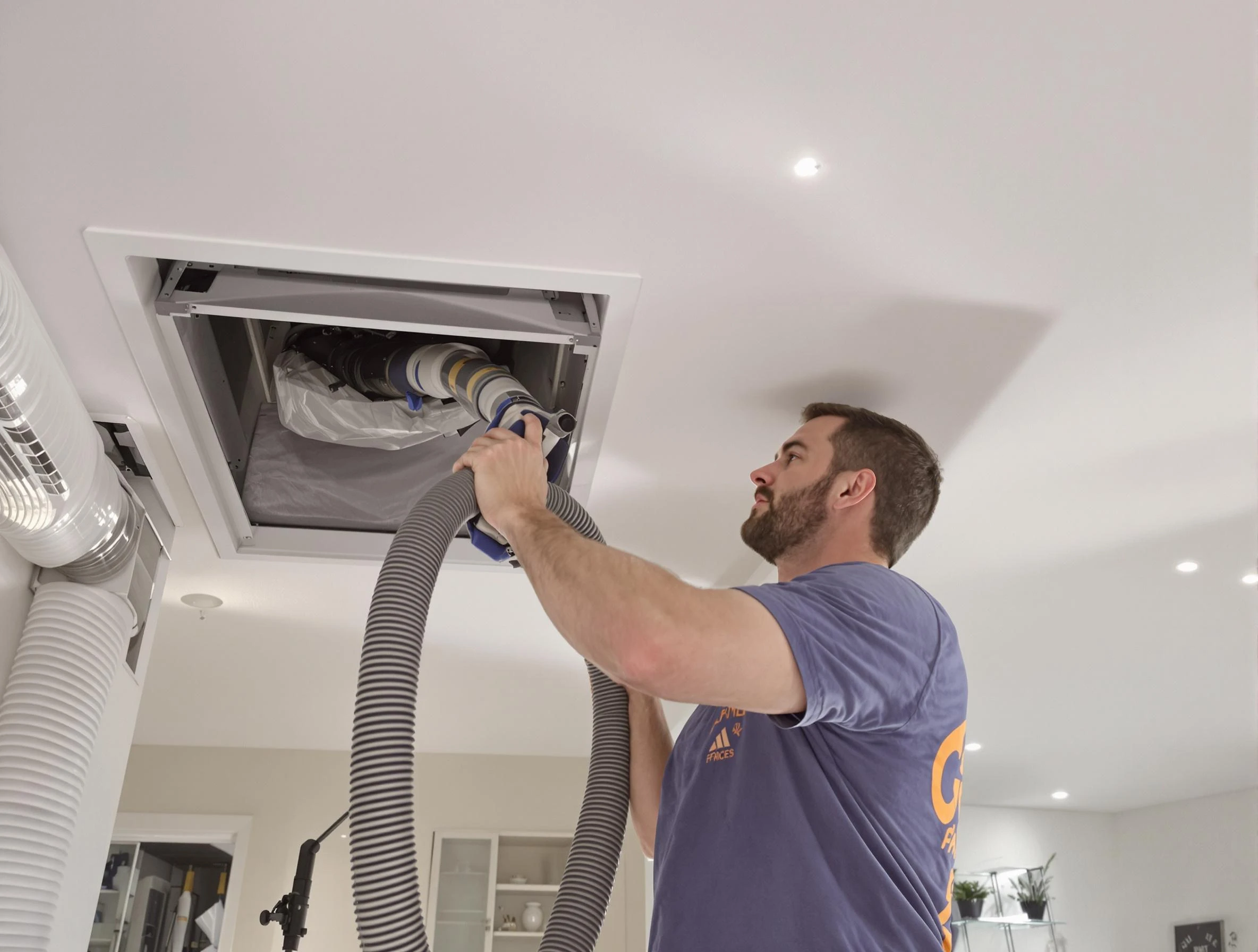 Precision indoor duct cleaning by Edmond Air Duct Cleaning in Edmond